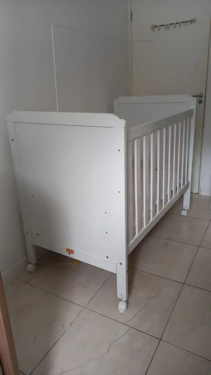 BERÇO AMERICANO 2 EM 1 vira cama *colchao incluso  - Foto 2