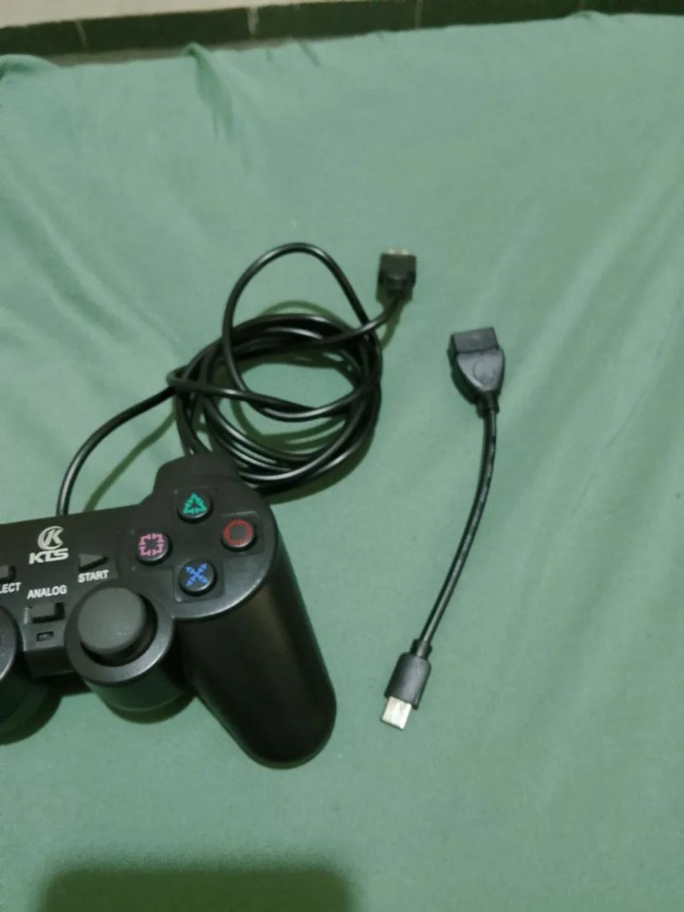 Controle USB + Cabo otg tipo c