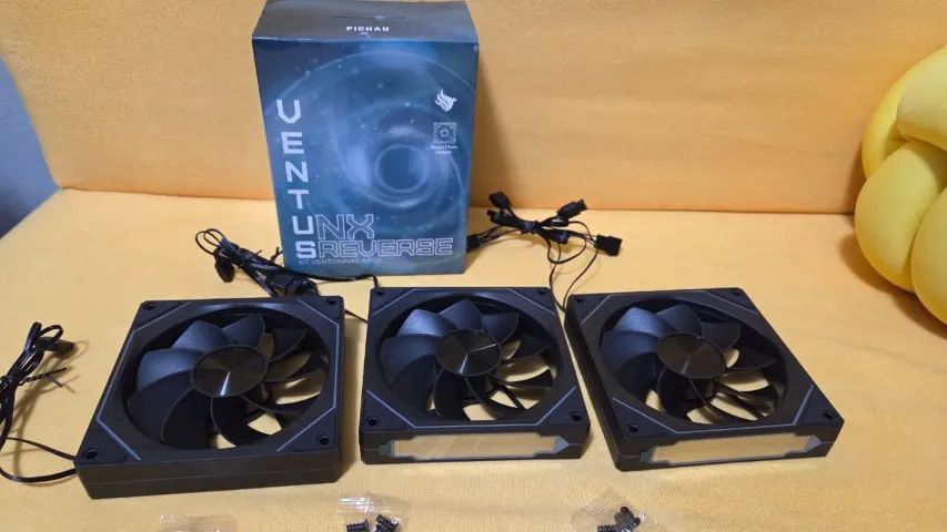 Kit 3 Ventoinhas Pichau Ventus NX Reverse ARGB - Foto 4