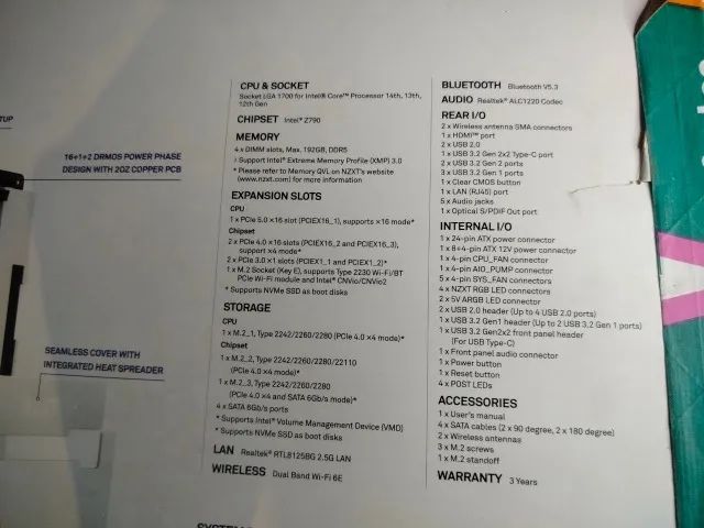 ? Placa-Mãe NZXT N7 Z790 - Foto 2
