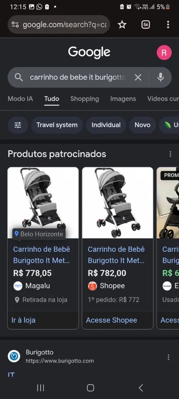 Carrinho de Bebê IT Burigotto  - Foto 2