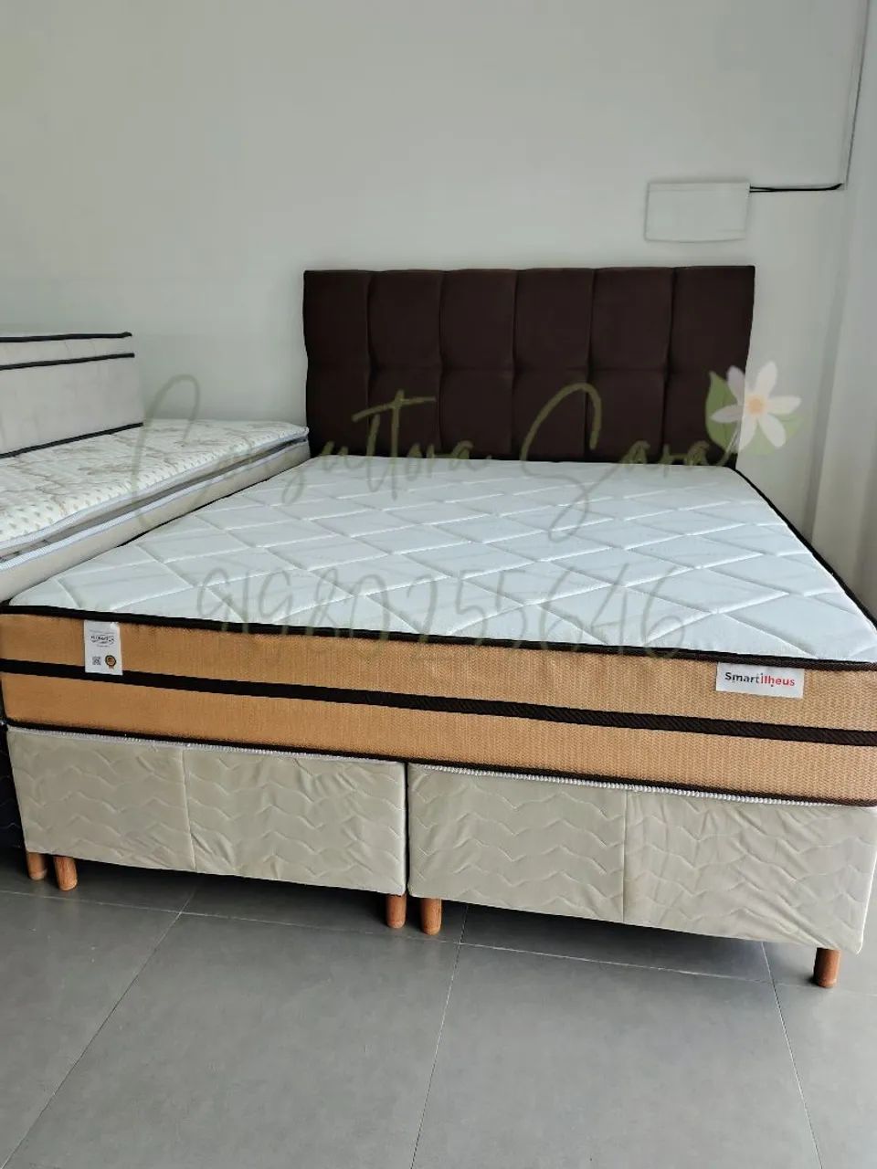 CAMA BOX QUEEN MOLAS ENSACADAS 1.98X1.58  - Foto 2