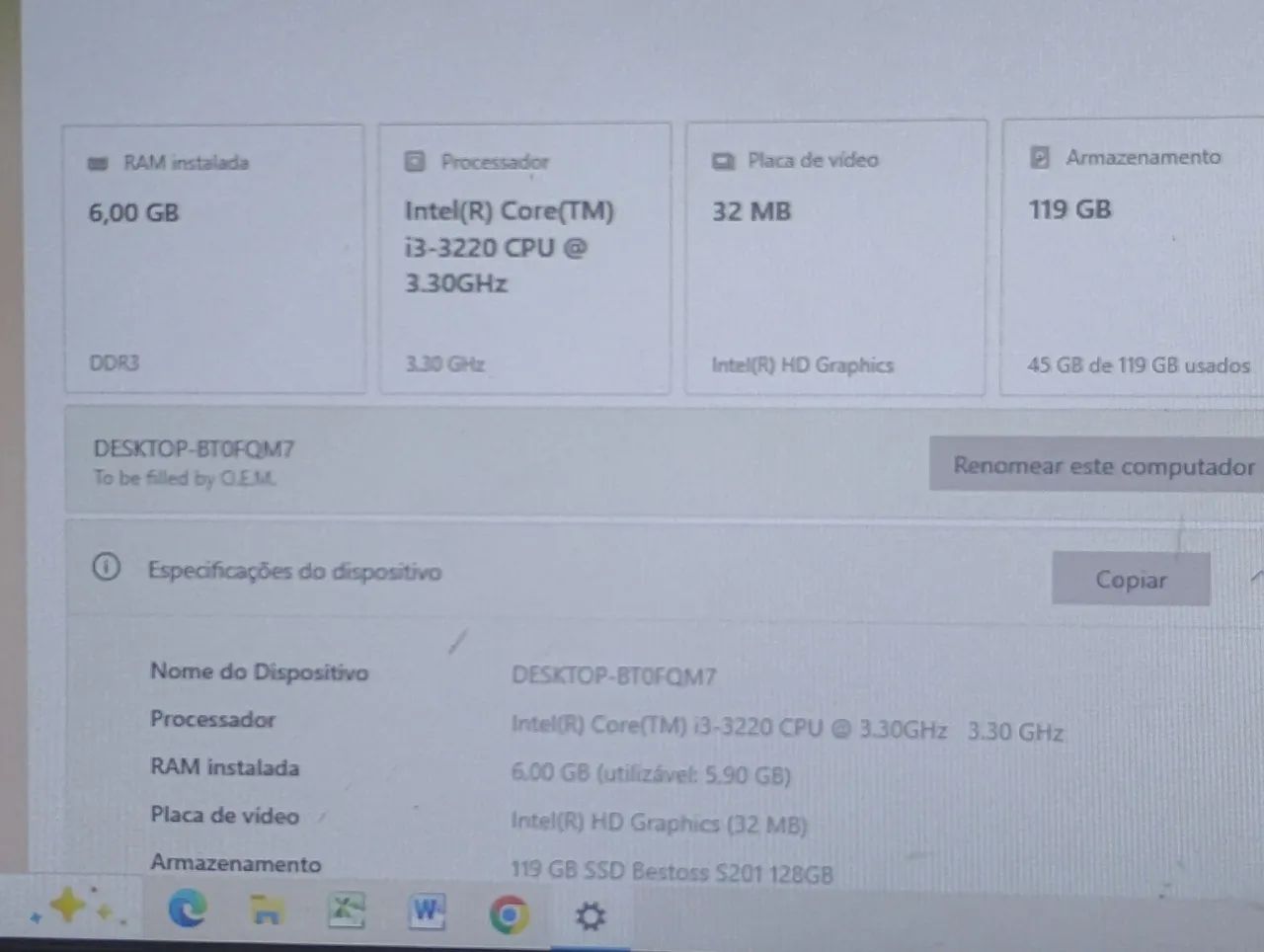 CPU Core i3, 6GB RAM, Windows 10  - Foto 2