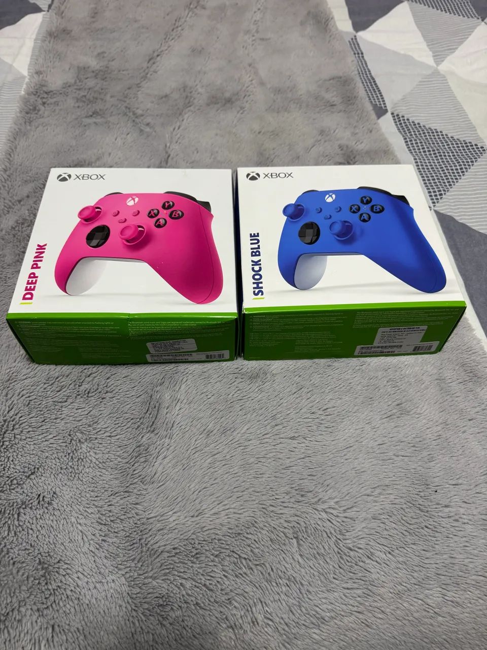 2x Controles Xbox Wireless Rosa e Azul
