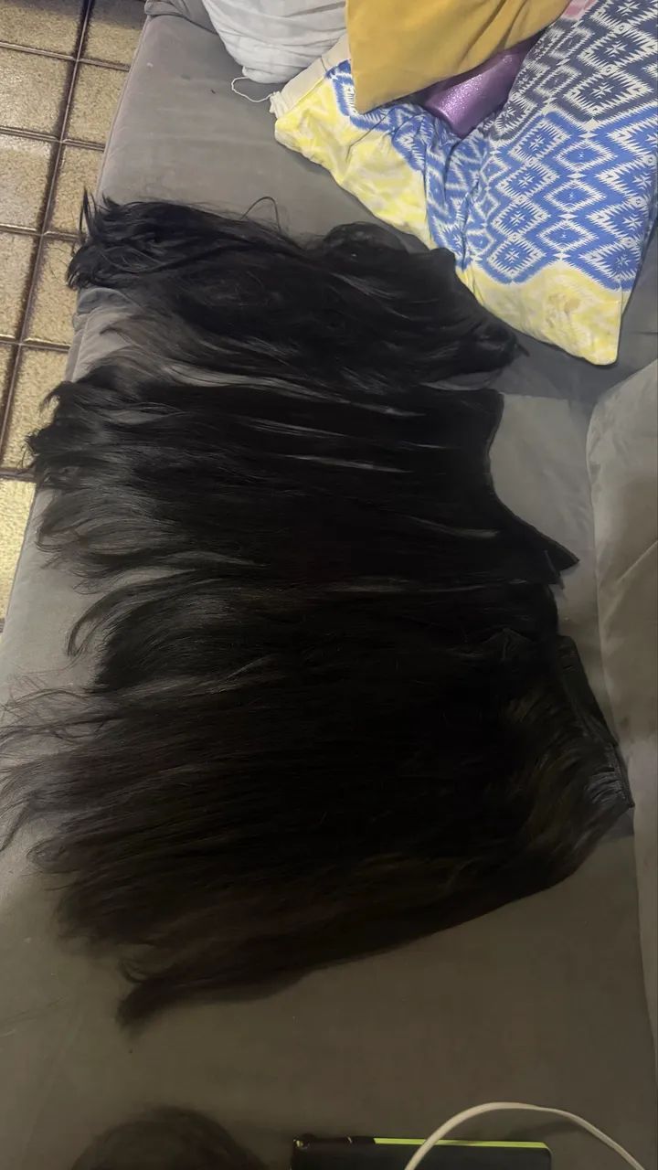 Cabelo orgânico castanho  - Foto 3