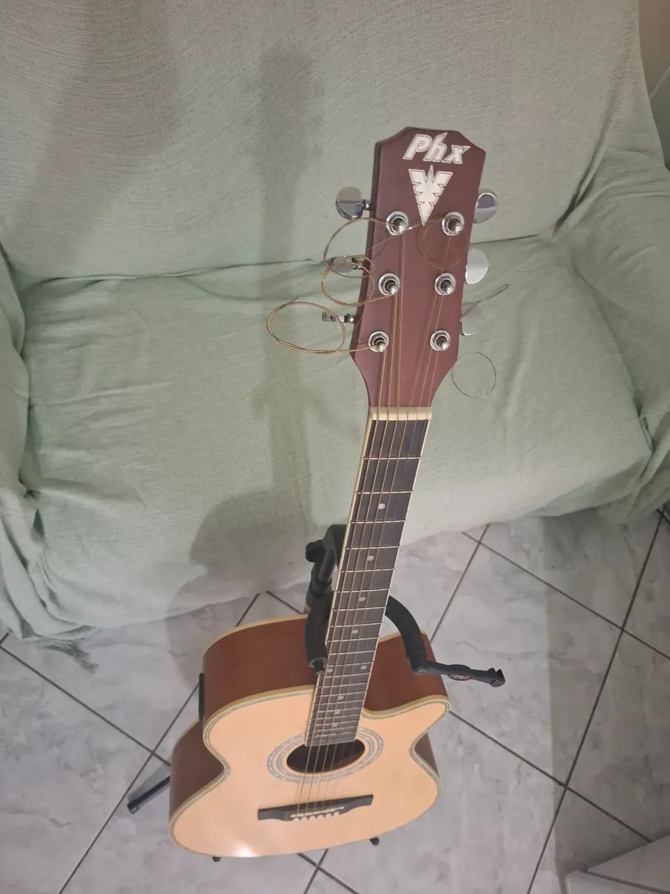 Violão elétrico PHX aço Novo  - Foto 3