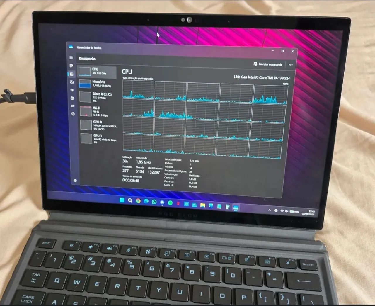 Asus ROG Flow Z13 i9 13900H 16Gb RTX 4050 1Tb - Notebooks