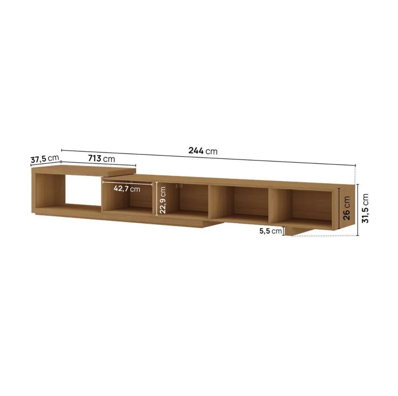 Rack Extensível - 180cm até 244cm  - Foto 2