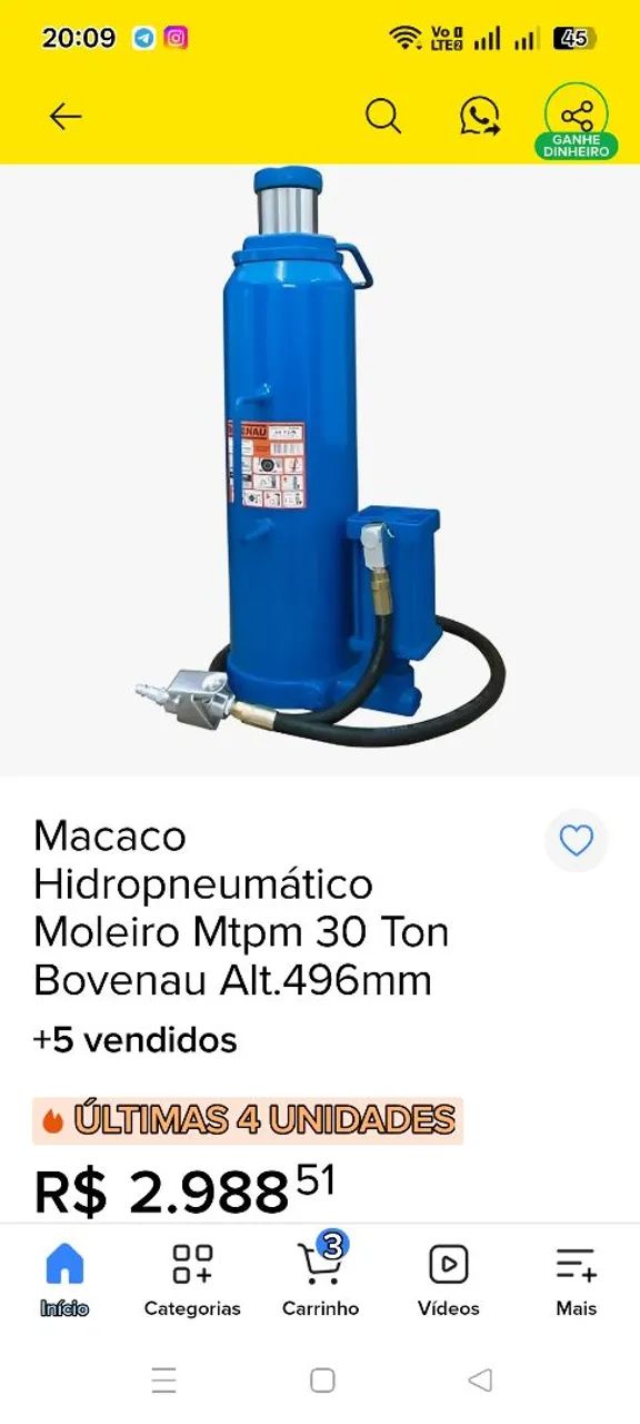 Macaco hidráulico  - Foto 3