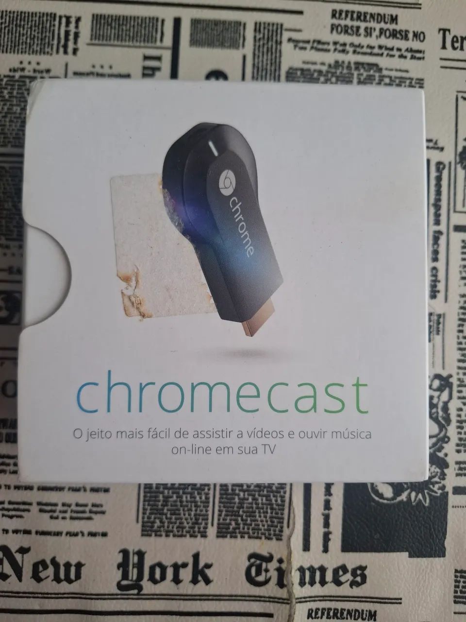 Google Chromecast 1ª Geração - Transforma TV em Smart