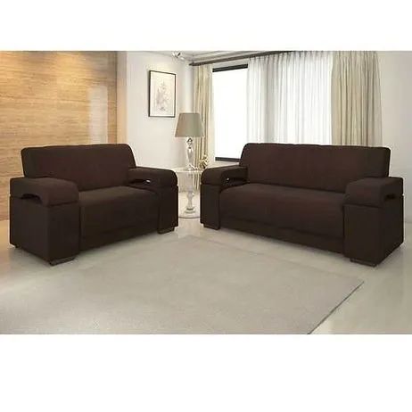 Conjunto de Sofa Atlanta 2 e 3 Lugares Tecido Veludo - Estofar