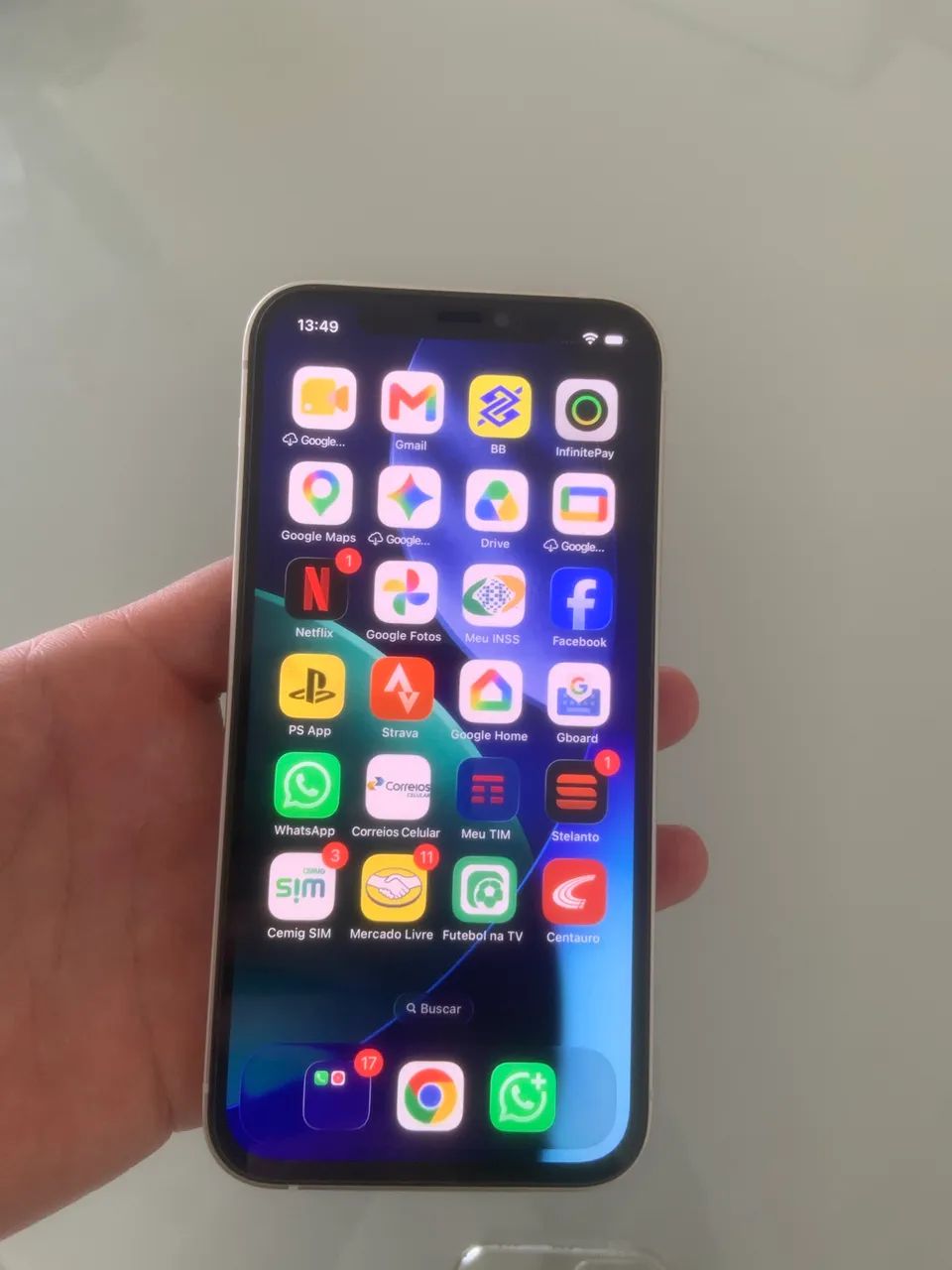 iPhone 12 128GB semi novo branco  - Foto 5