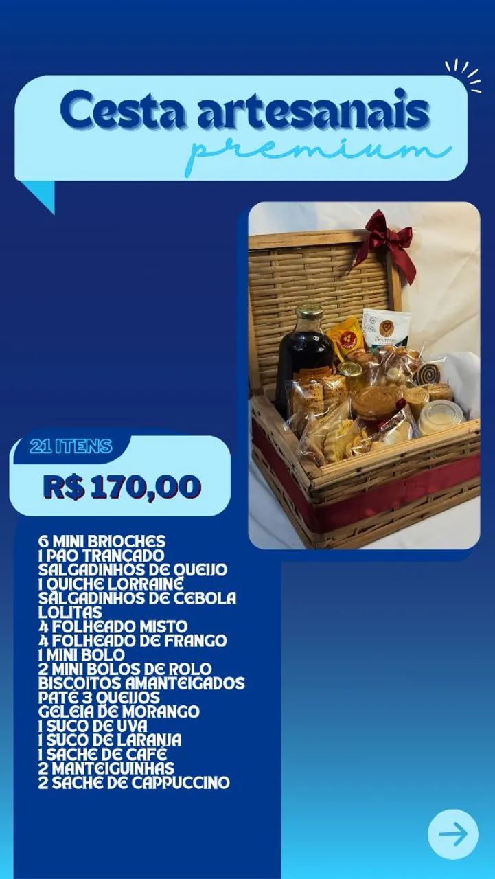Cestas de café da manhã para o dia dos pais - Foto 2