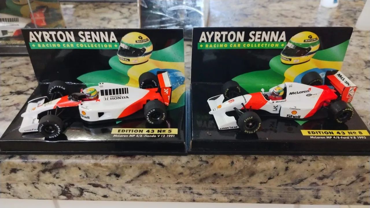 MINIATURAS COLECIONAVEIS AIRTON SENNA - Foto 2