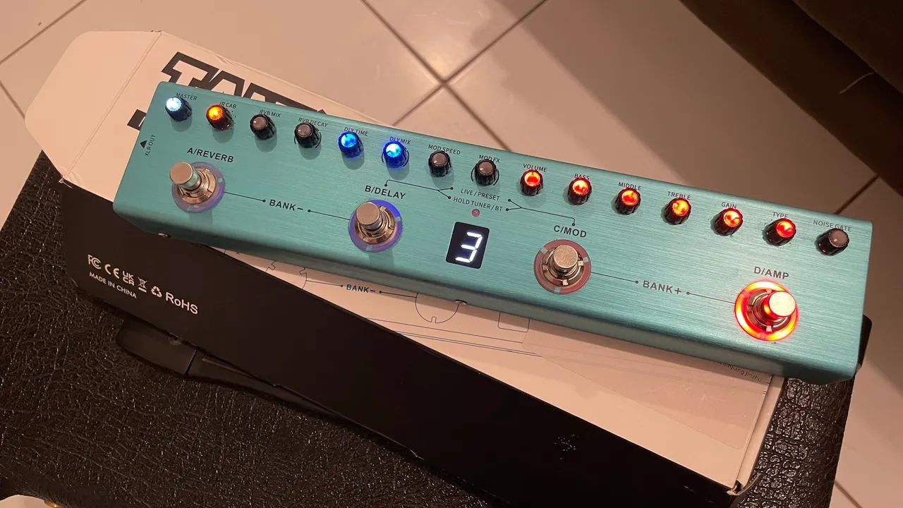 Pedal Guitarra Efeitos Tank G