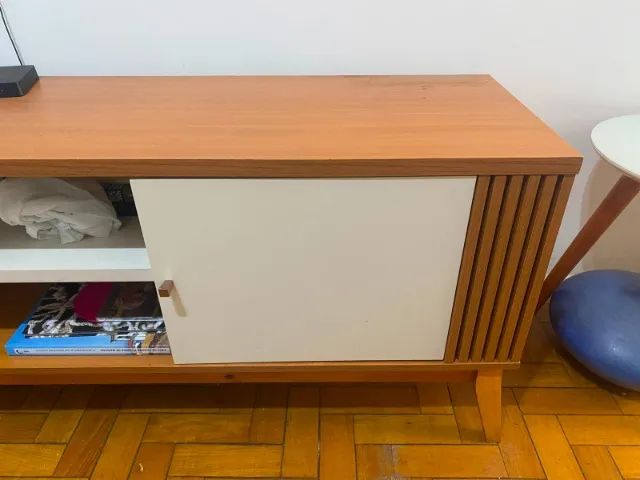 Vendo Buffet/ Rack de MDF de ótima qualidade. Estilo retrô. - Foto 3