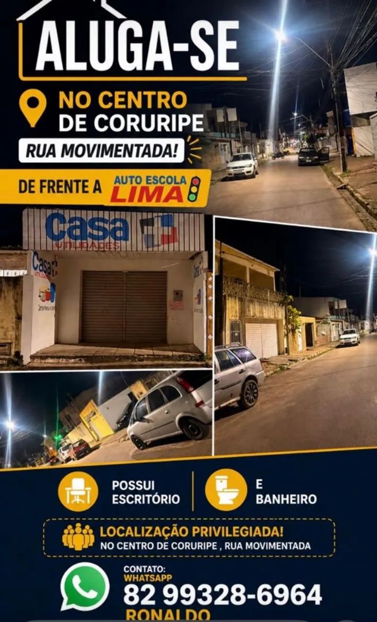 Alugo ponto comercial em coruripe 