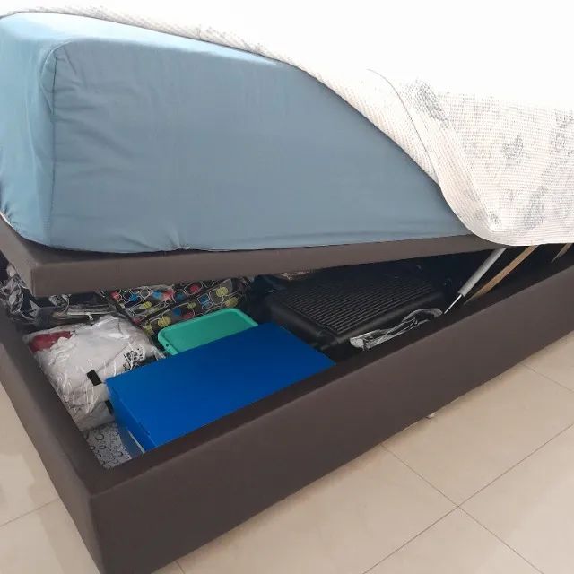 CAMA BOX COM COLCHÃO  - Foto 4