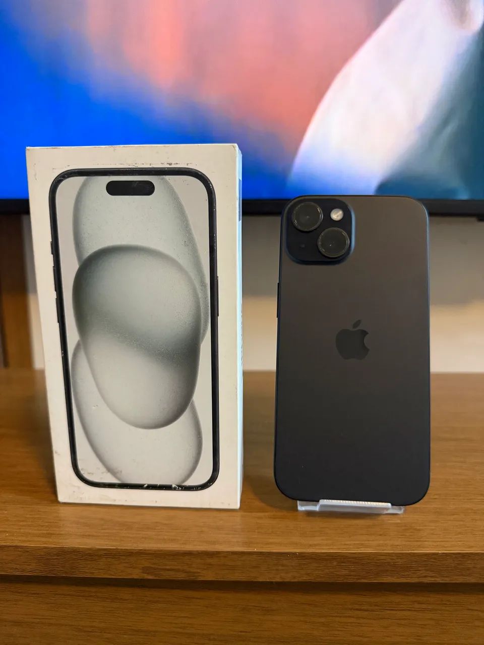 iPhone 15 128GB Preto - Impecável