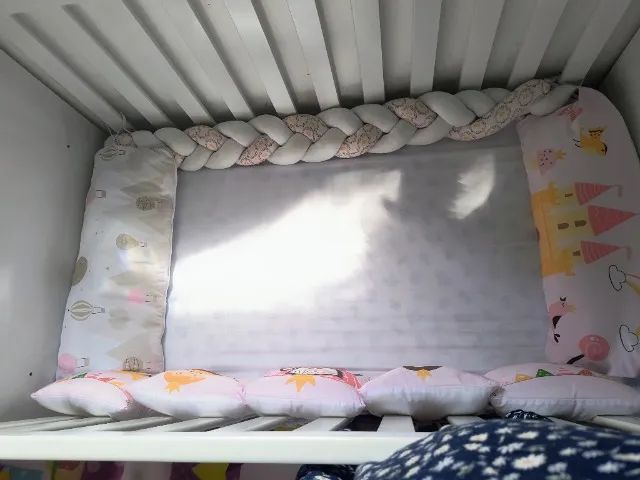 Berço Infantil com colchão impermeável  - Foto 5