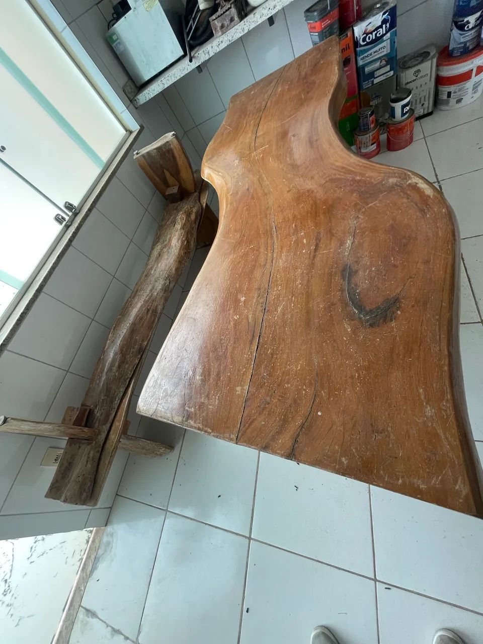 Mesa Madeira Rústica  - Foto 4