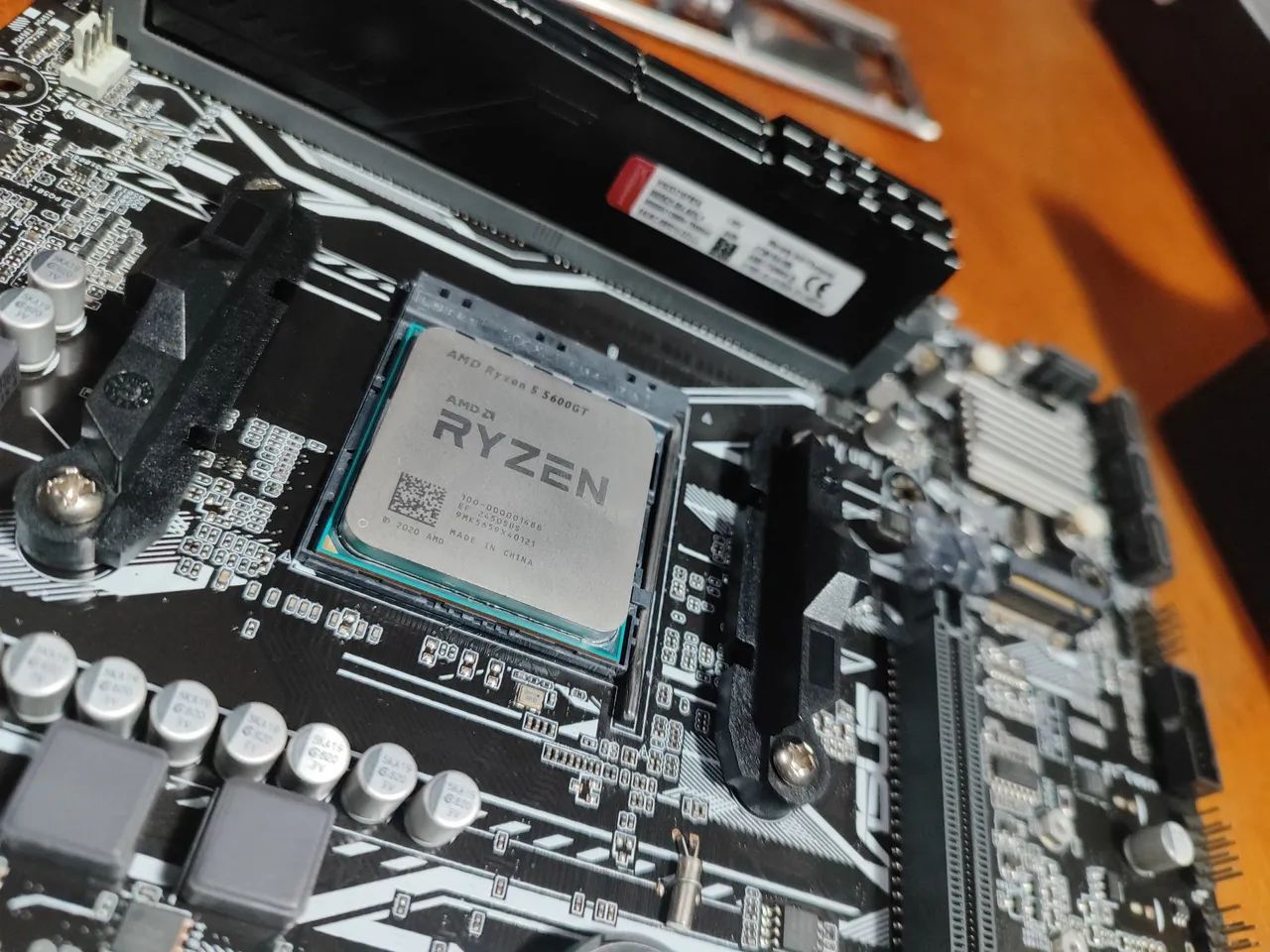 Kit UPGRADE Ryzen Placa mãe A320M Ryzen 5 5600GT 16GB DDR4 3200MHZ - GARANTIA 3 MESES - Foto 3