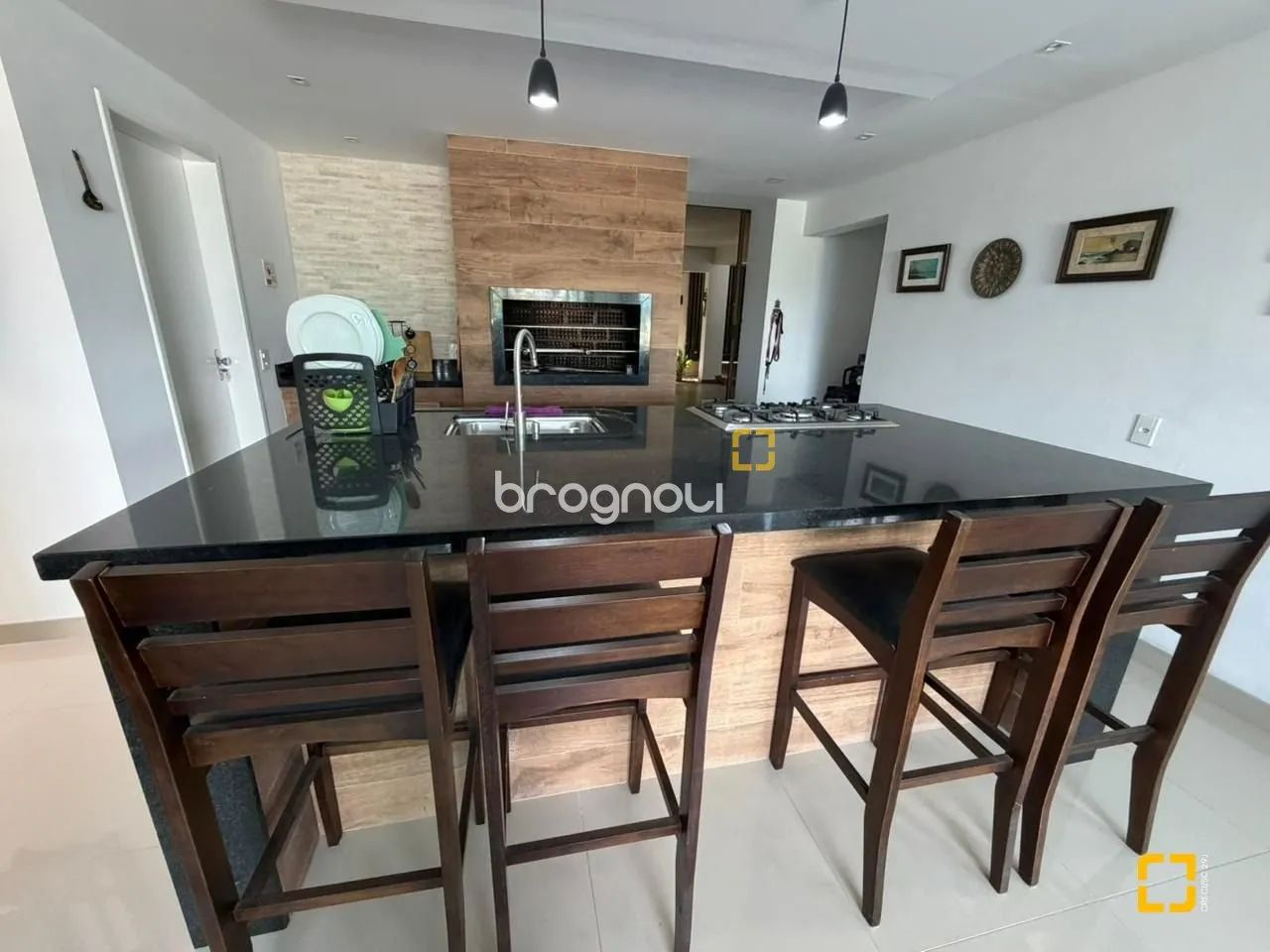 Casa com 5 dorm (2 suites), com vista mar e piscina no Bom Abrigo - Fpolis/SC - Foto 5