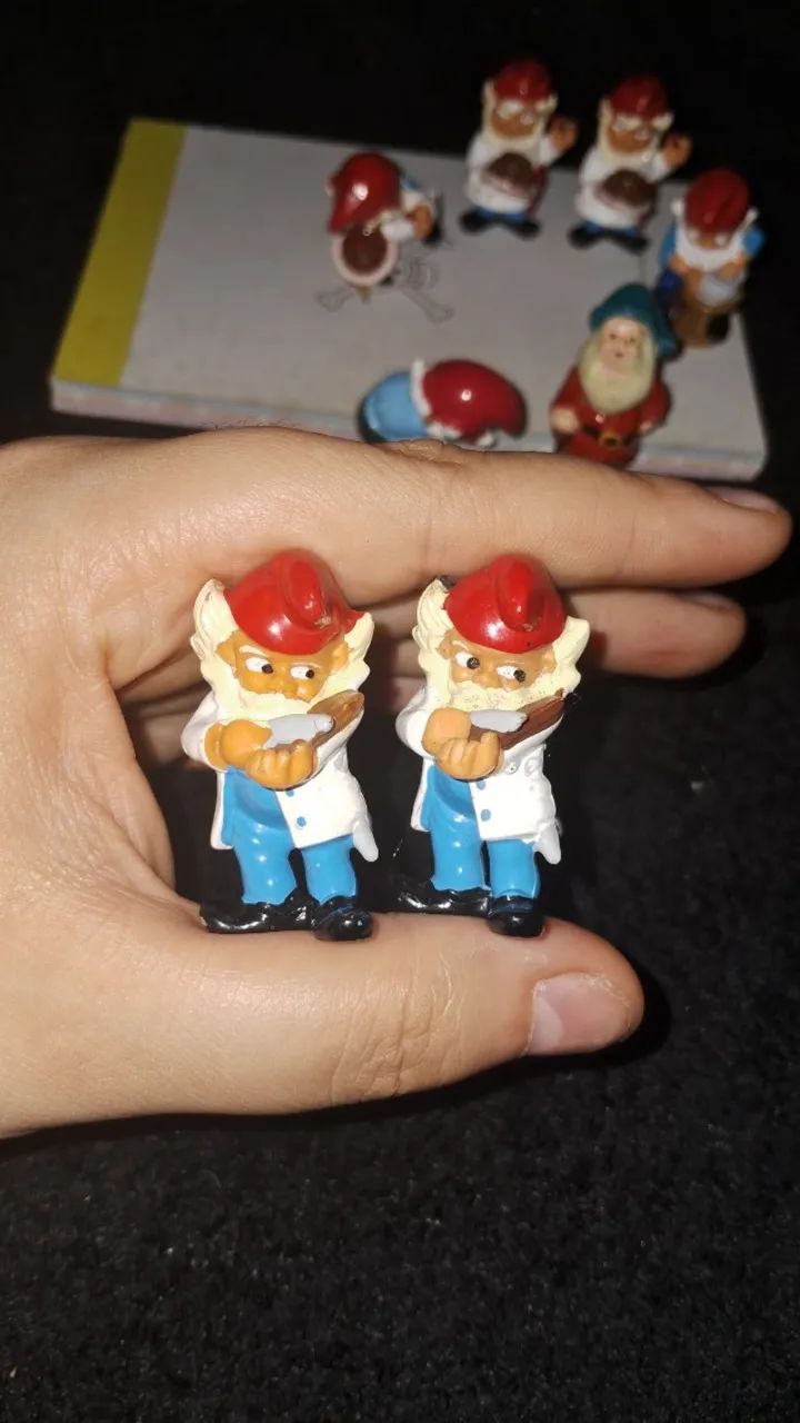 Gnomos Profissões Kinder Ovo anos 90 - Usado - Foto 4
