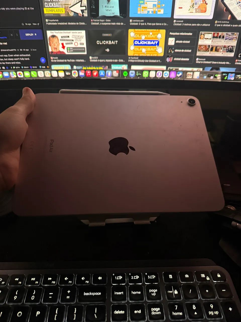 Ipad air m1 + pencil e acessorios - Foto 2