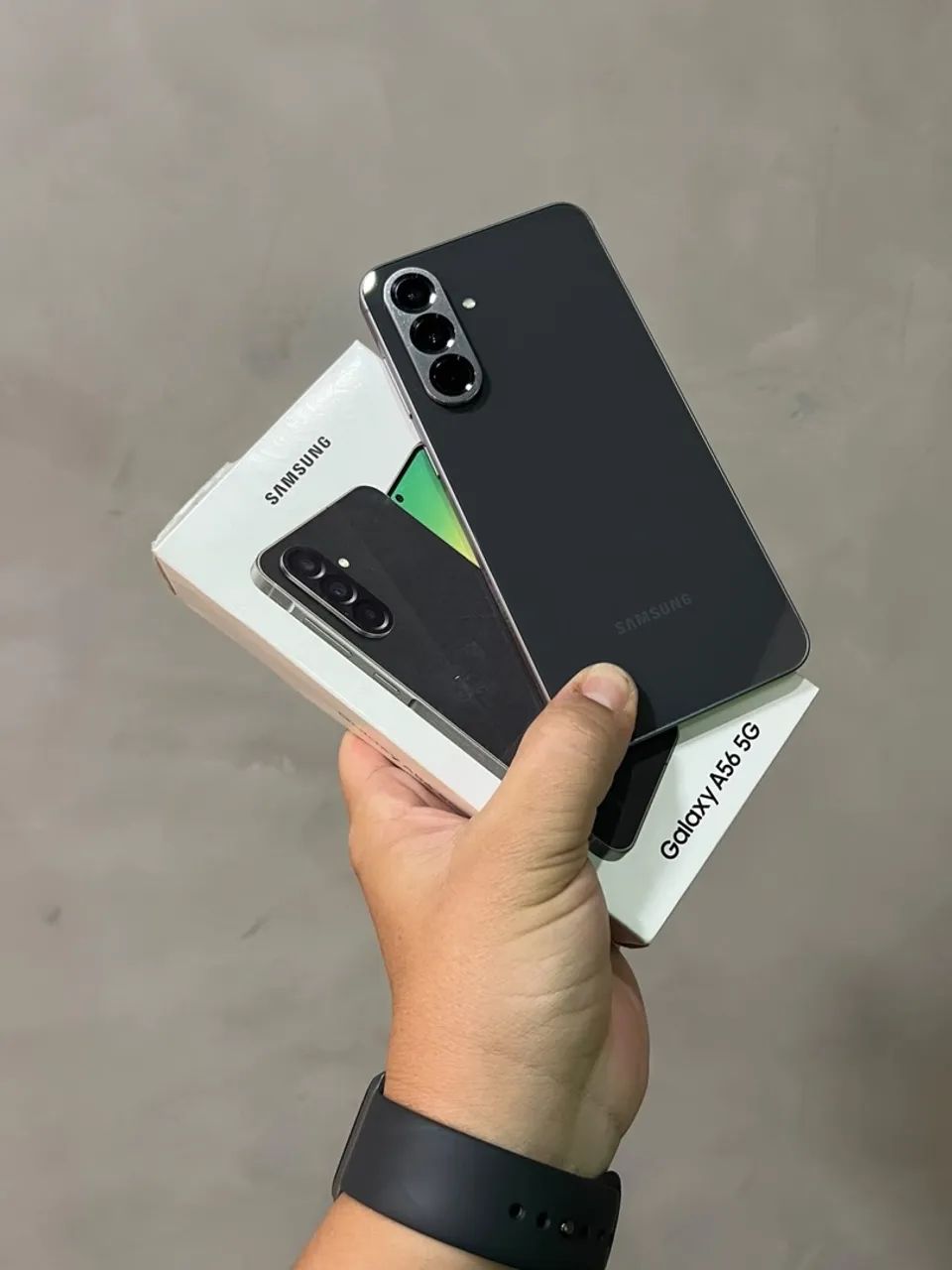 Samsung Galaxy a56 na caixa com garantia - levo até você 