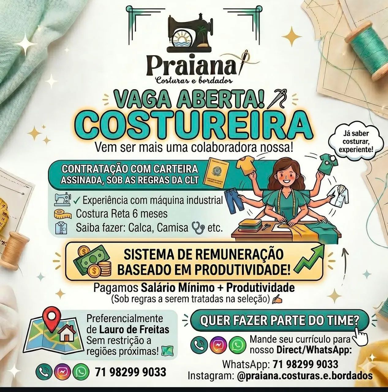 Vaga de empregos 
