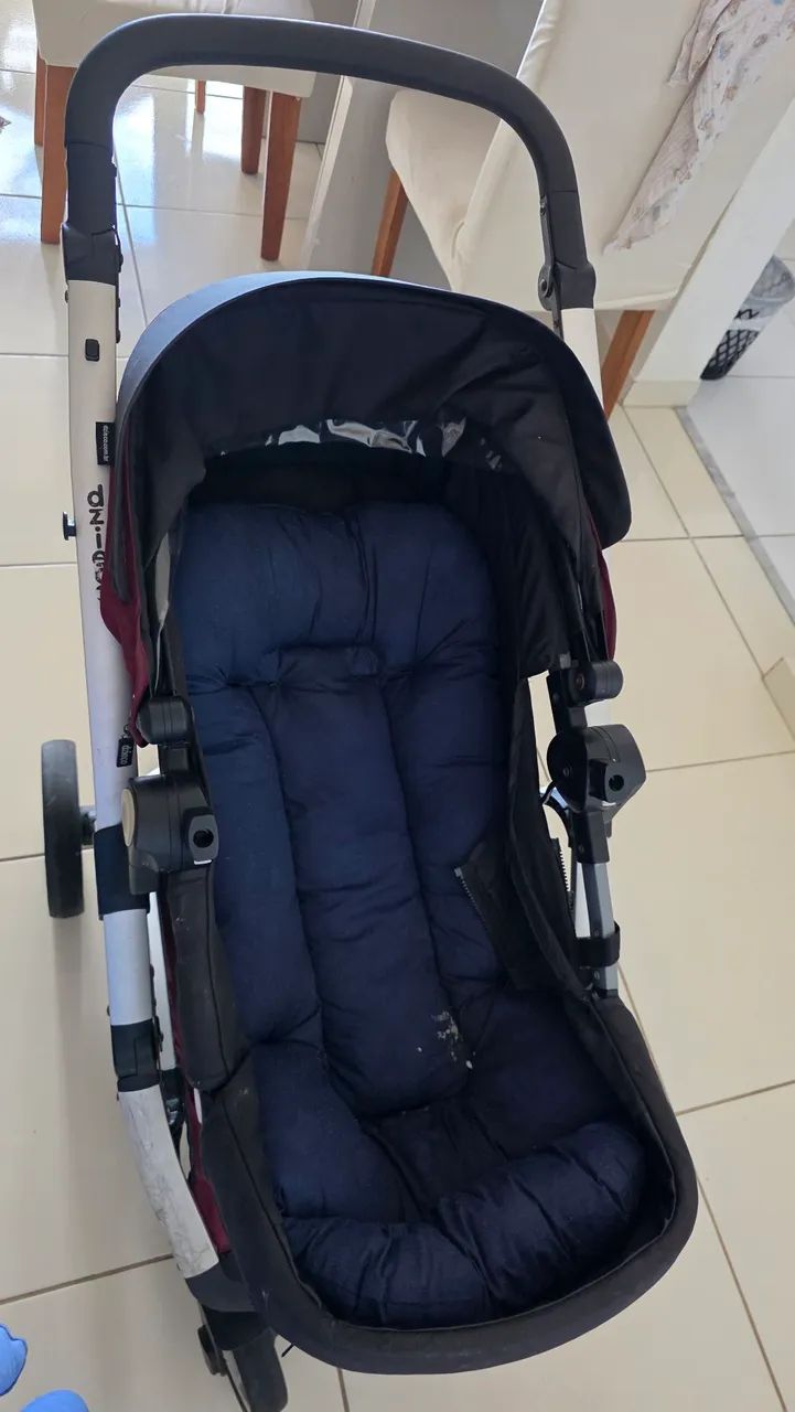 Carrinho de Bebê Travel System Dzieco Maly + bebê conforto  - Foto 2
