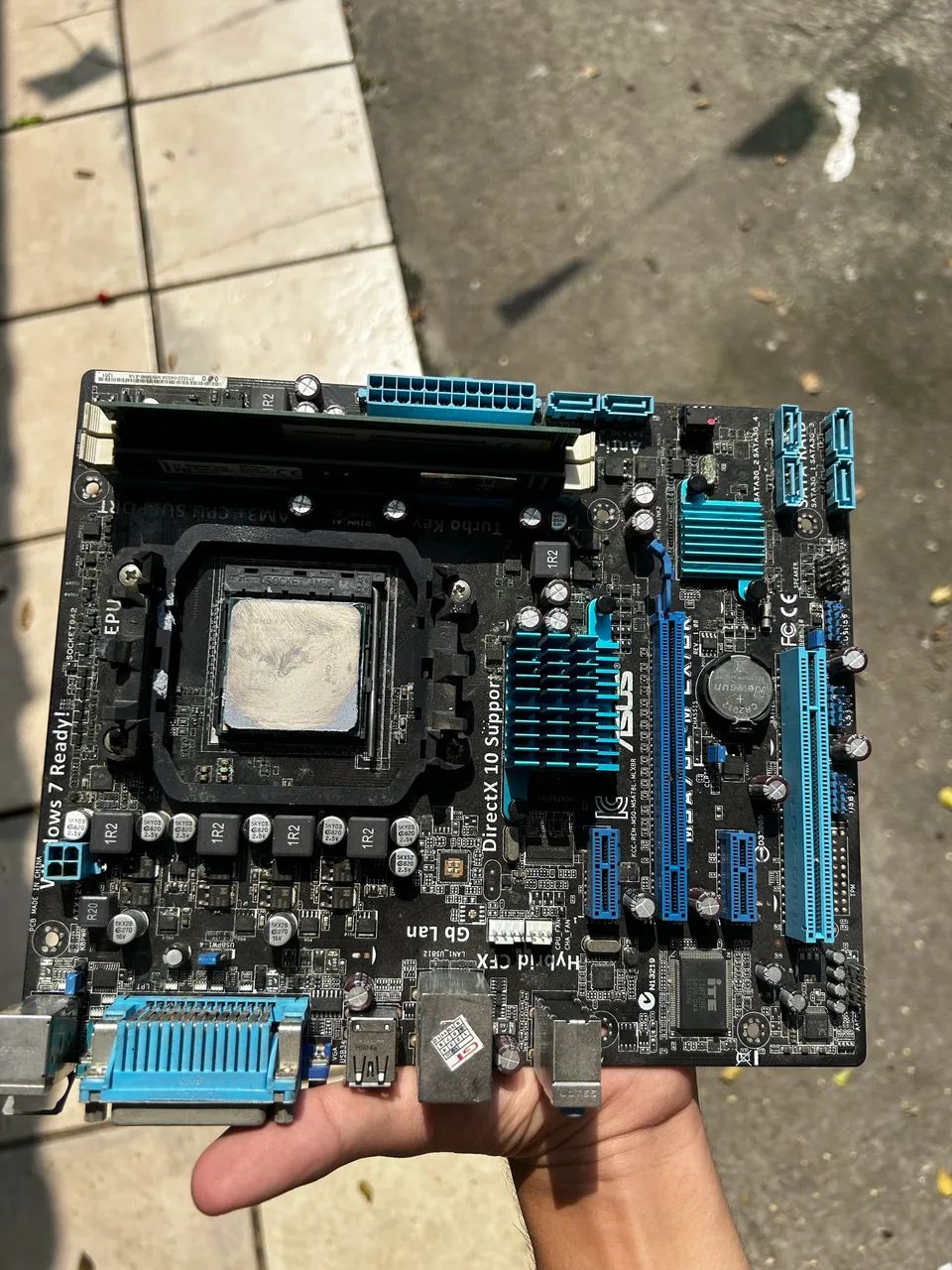 PLACA MÃE + PROCESSADOR E MEMÓRIAS  - Foto 2