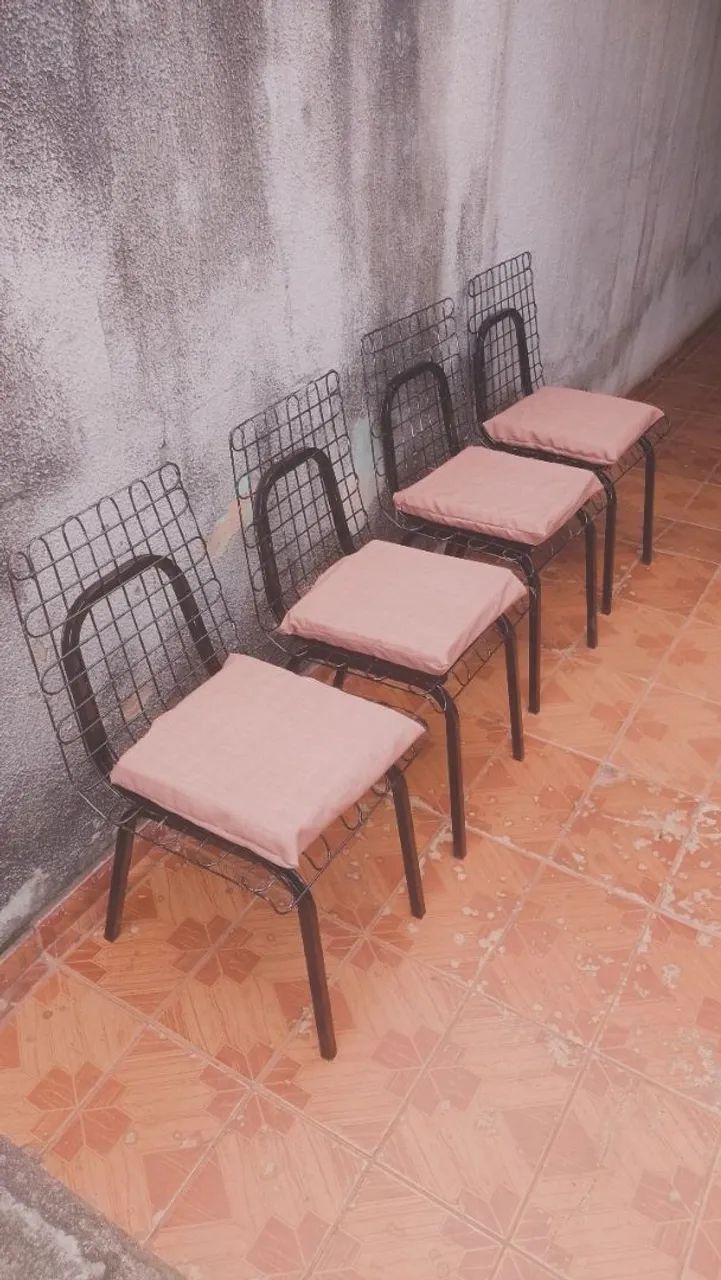 4 cadeira de ferro  - Foto 2