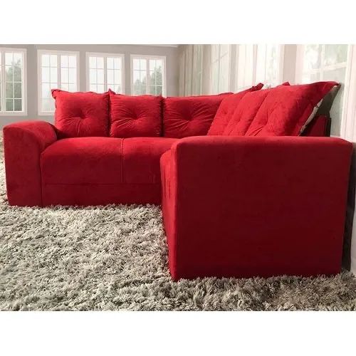 Promoção - Sofá Canto Vermelho - Foto 2