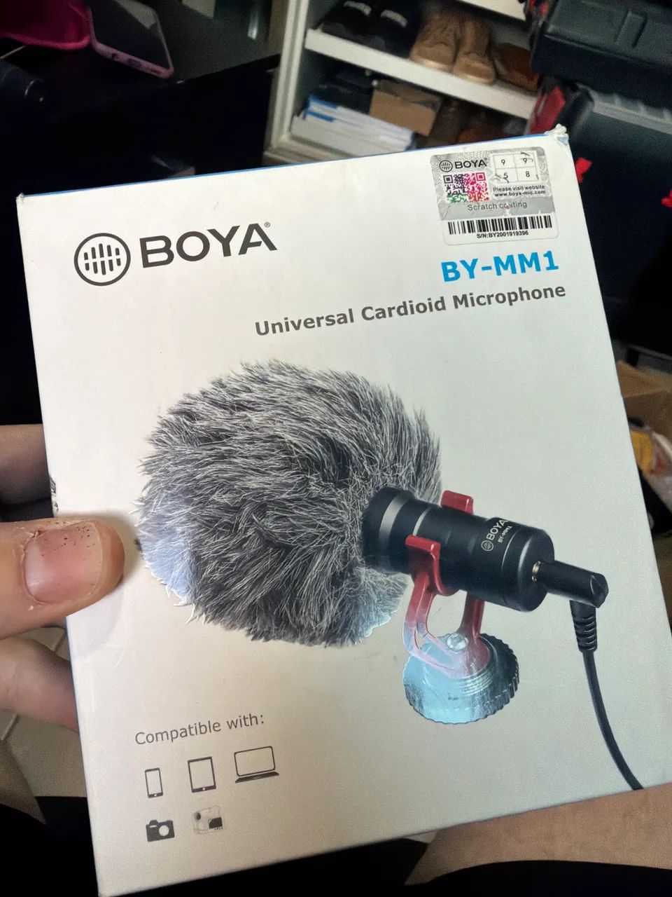 Microfone Boya BY-MM1 - Venda urgente