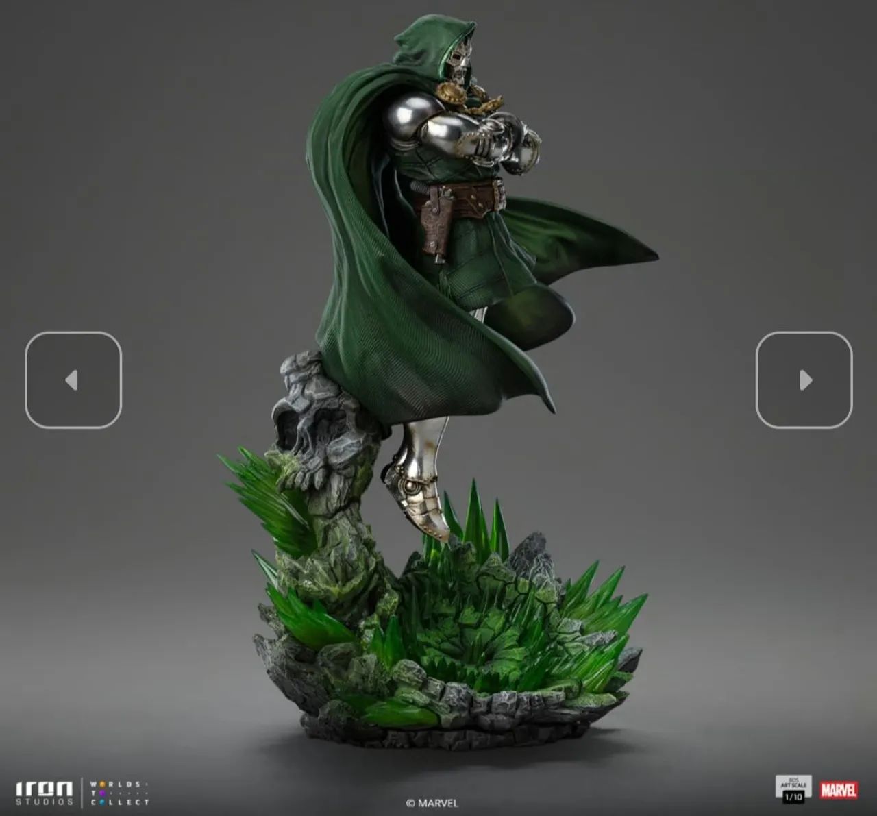 Doctor Doom Iron Studios Doutor Destino - Foto 4