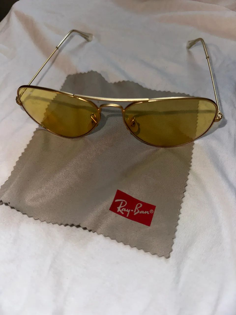 Óculos de sol Rayban aviador original nunca usado - Foto 3