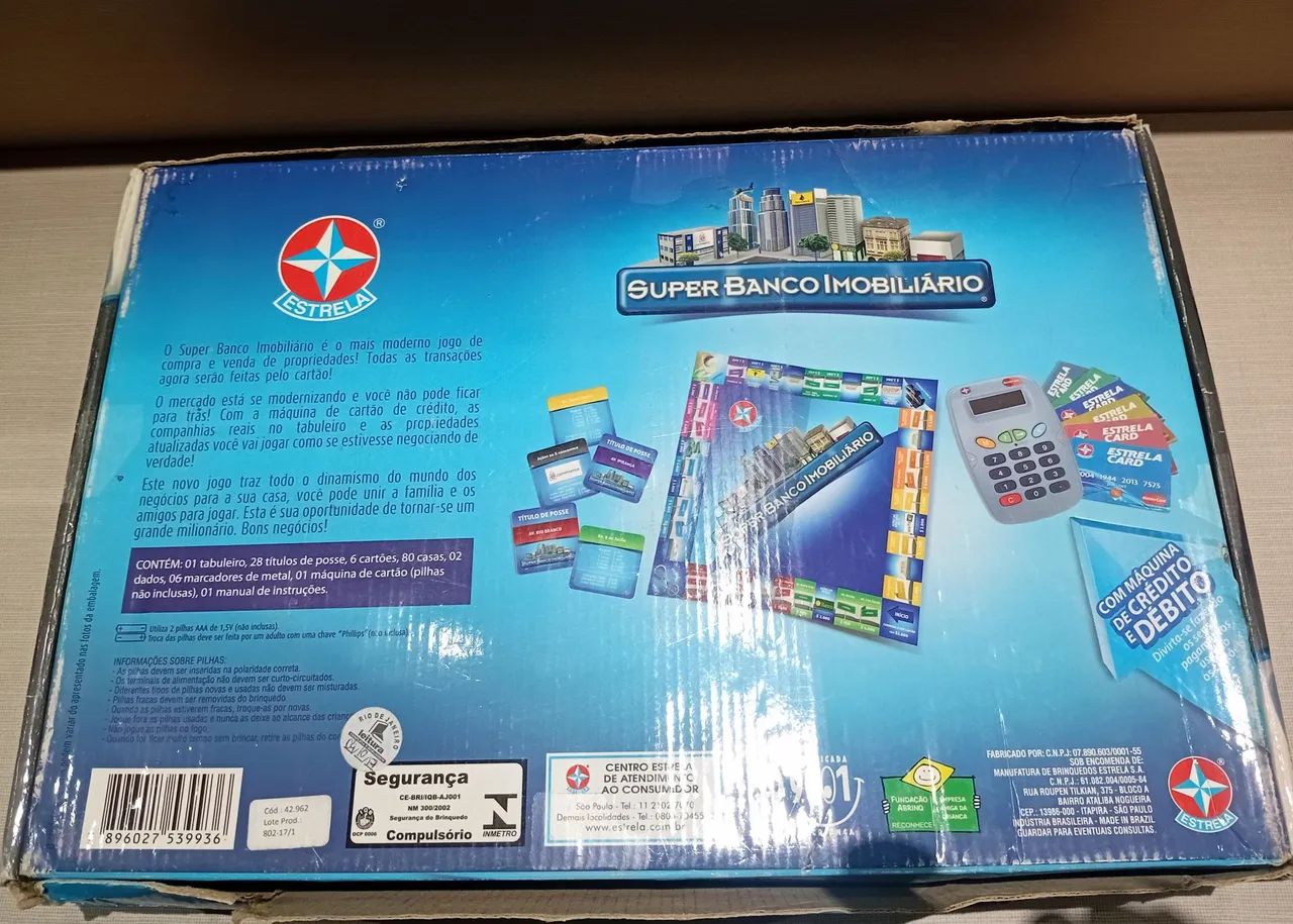 Banco Imobiliário jogo de Tabuleiro da Estrela - Foto 3
