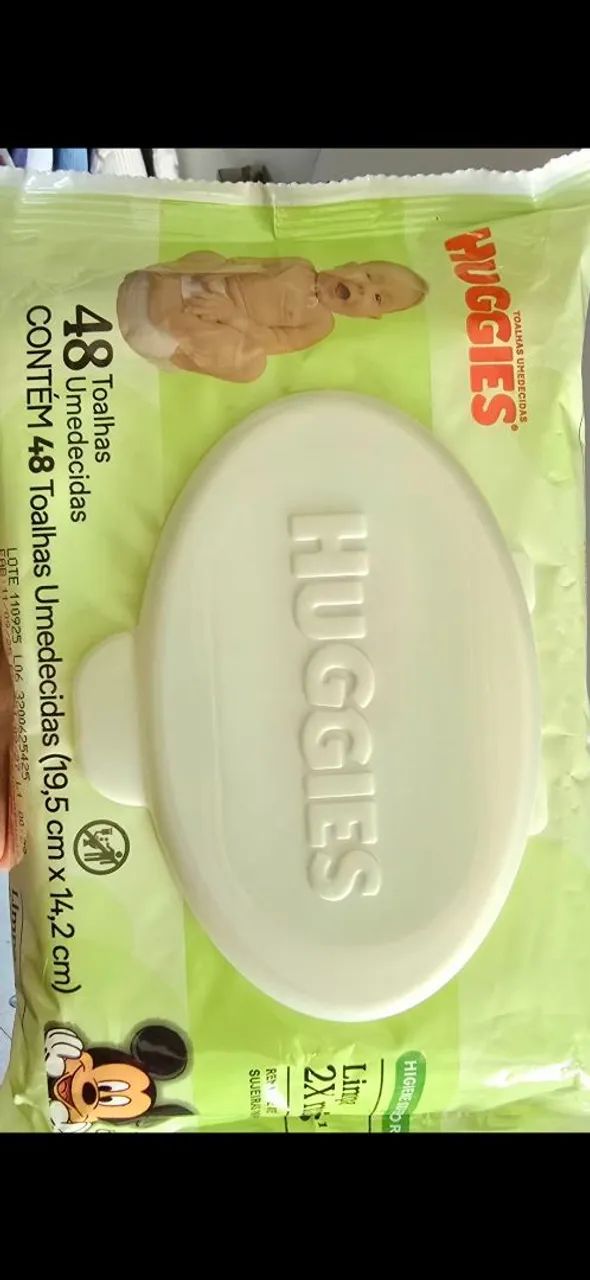Lenço Umidecido Huggies- 48 unidades 