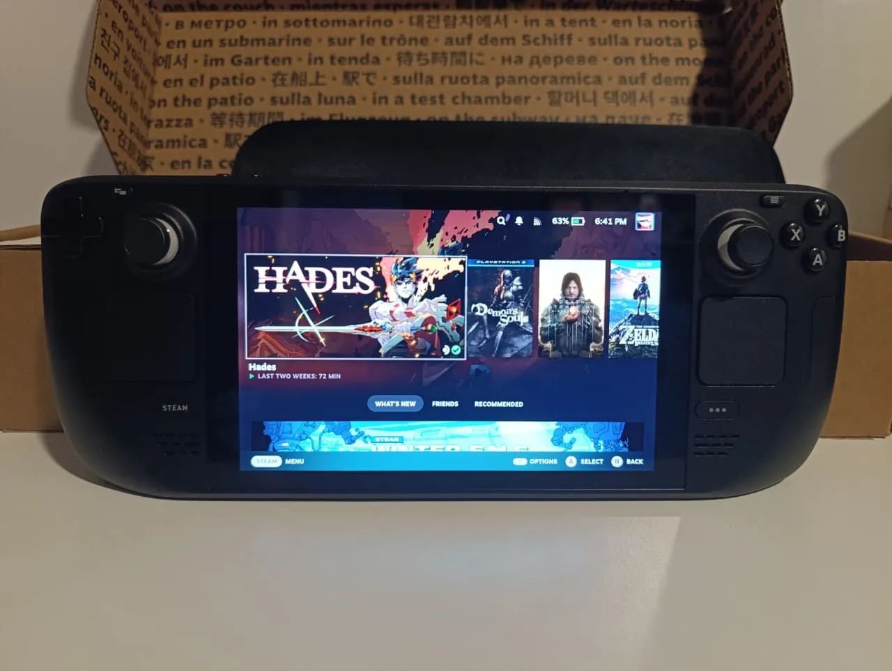 Steam Deck LCD 256GB - Consoles de Vídeo Game - Paço do Lumiar