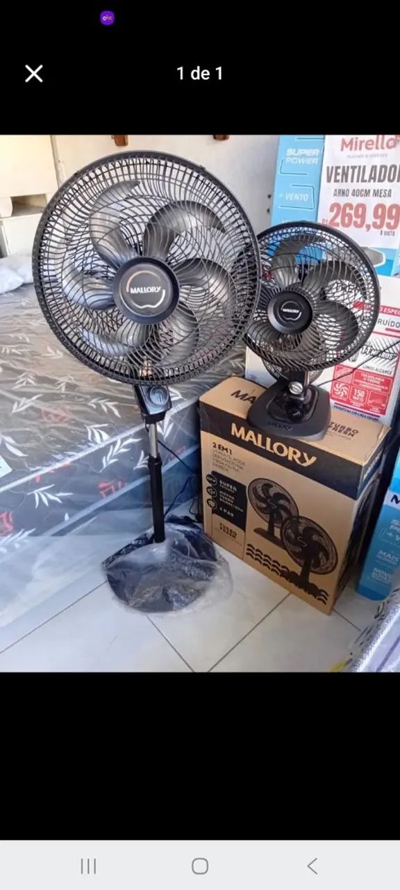 Ventilador de coluna mallory  - Foto 3
