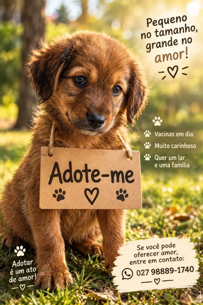 Adoção responsável!!! - Foto 2