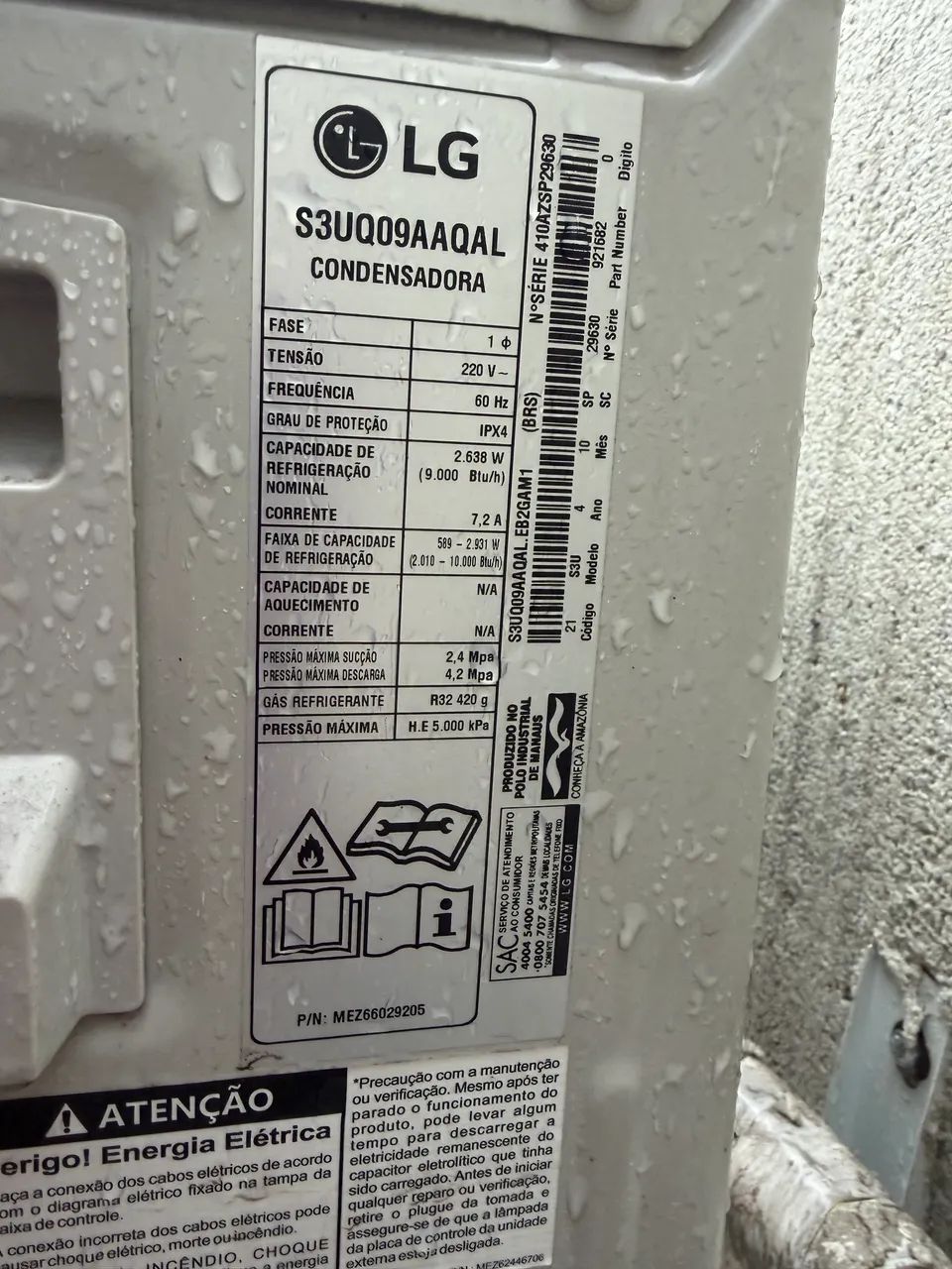 Ar condicionado 9000 BTUs - Foto 2