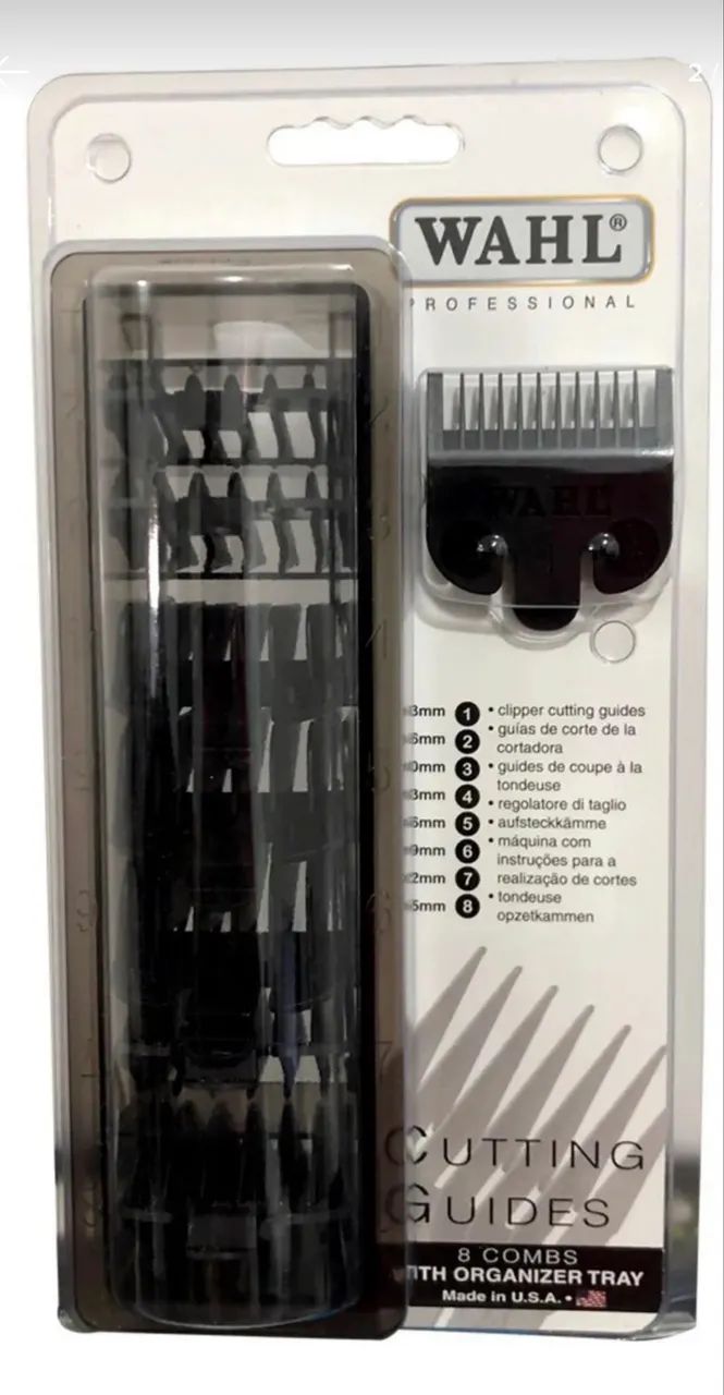 Kit 8 Pentes Para Máquina Wahl