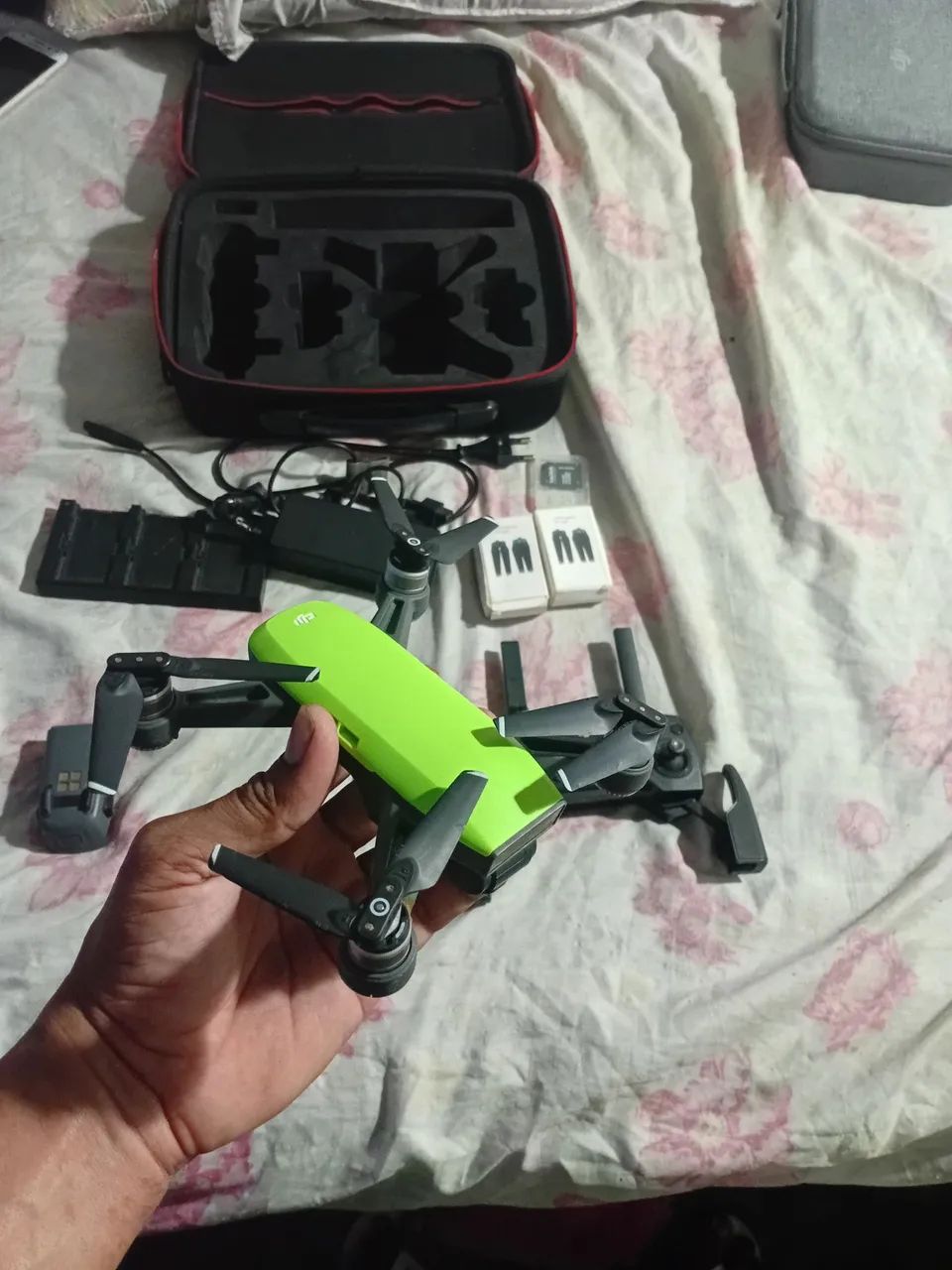 Drone dji espark combo fly mory com 2 detalhes chama no pv - Foto 3