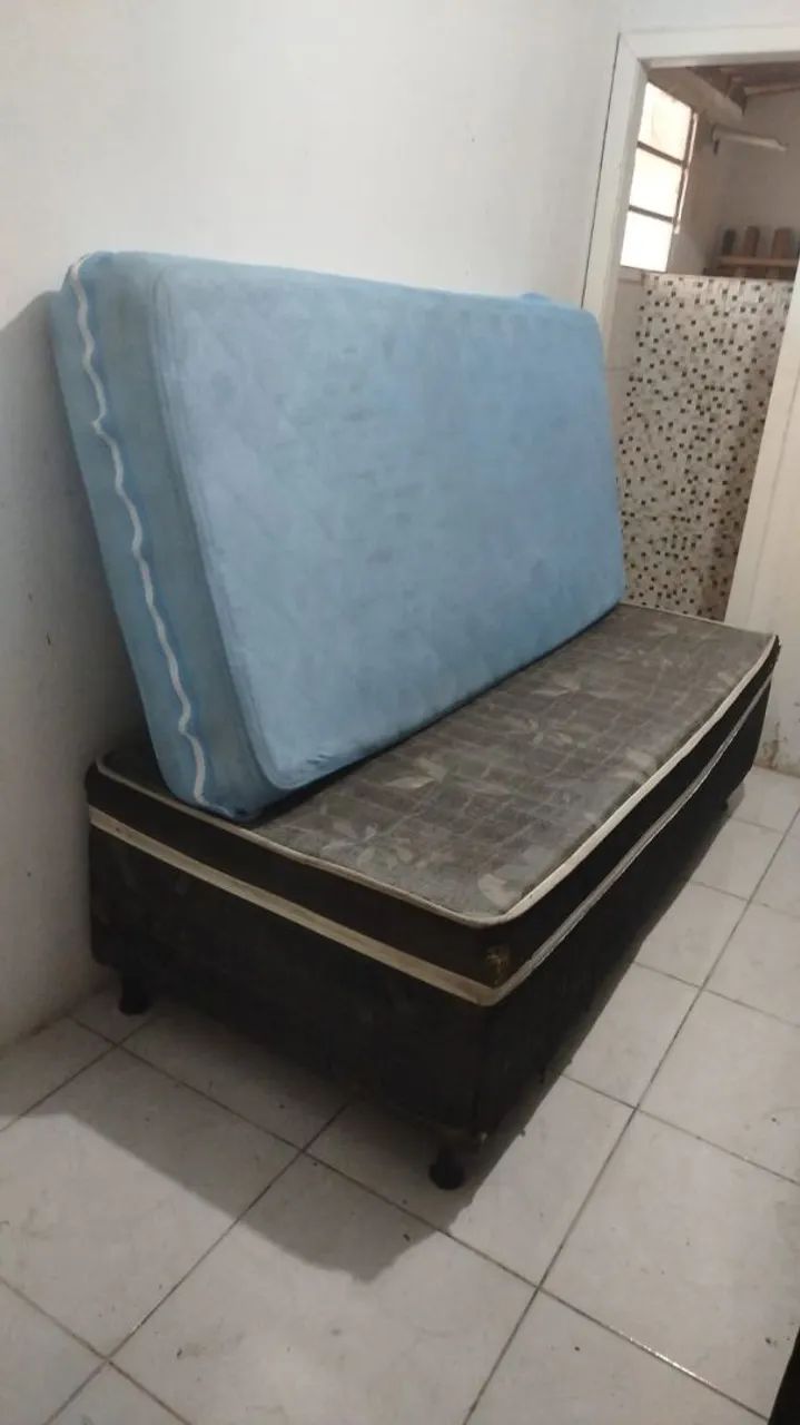 Cama box solteiro , com colchão , entrega grátis