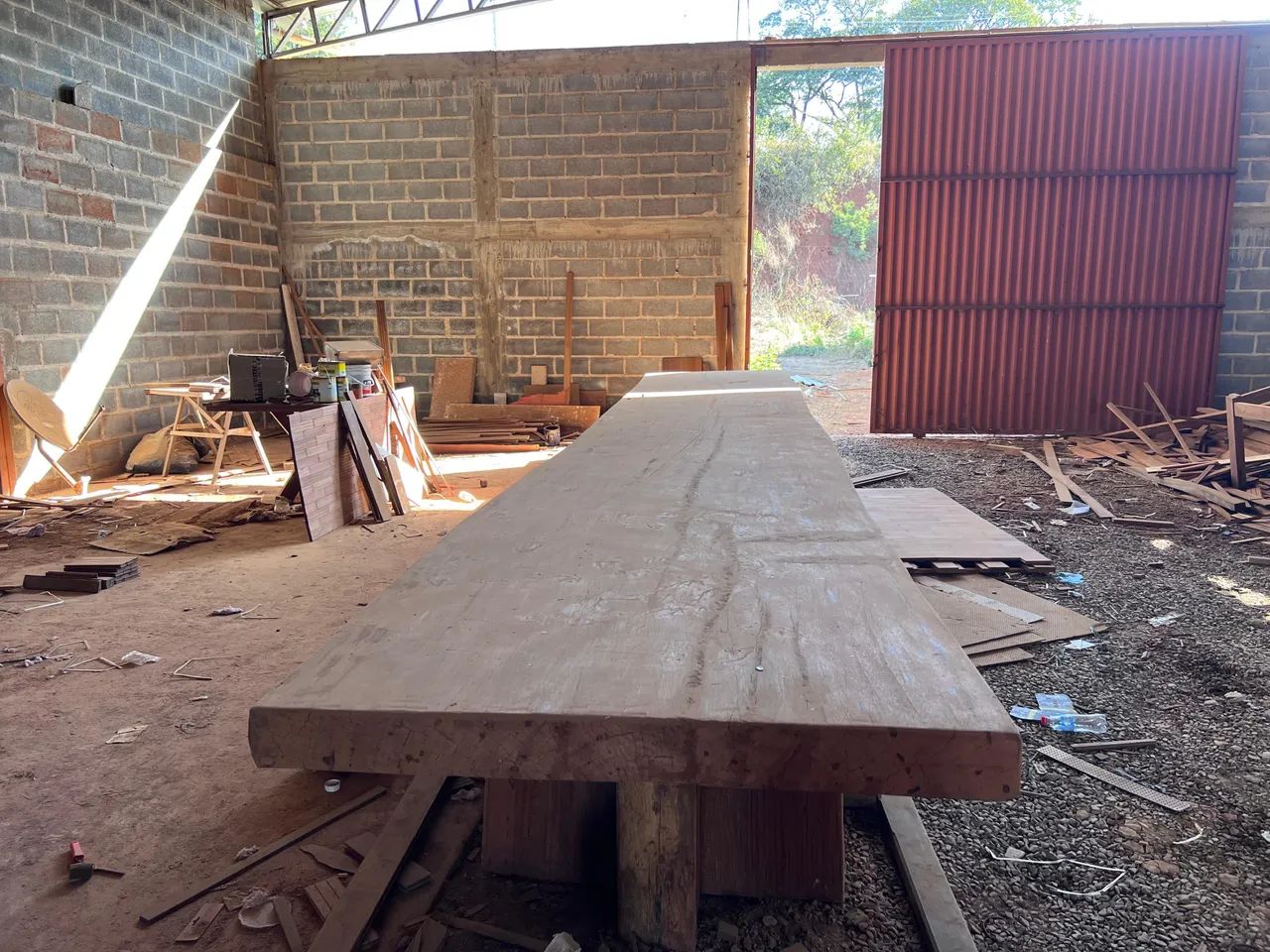 Mesa de madeira rara  - Foto 4