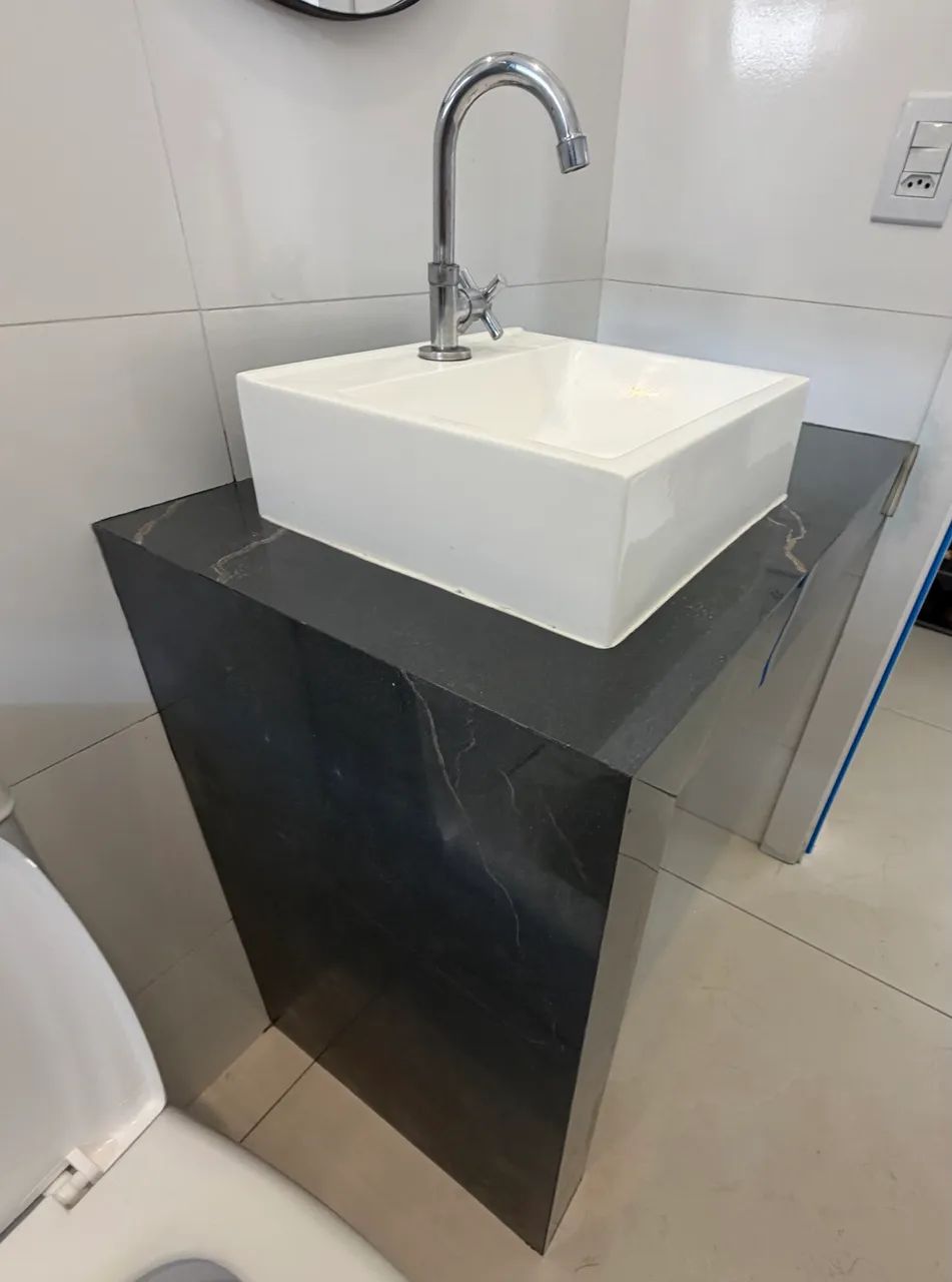 Bancada mais pia de banheiro - Foto 3