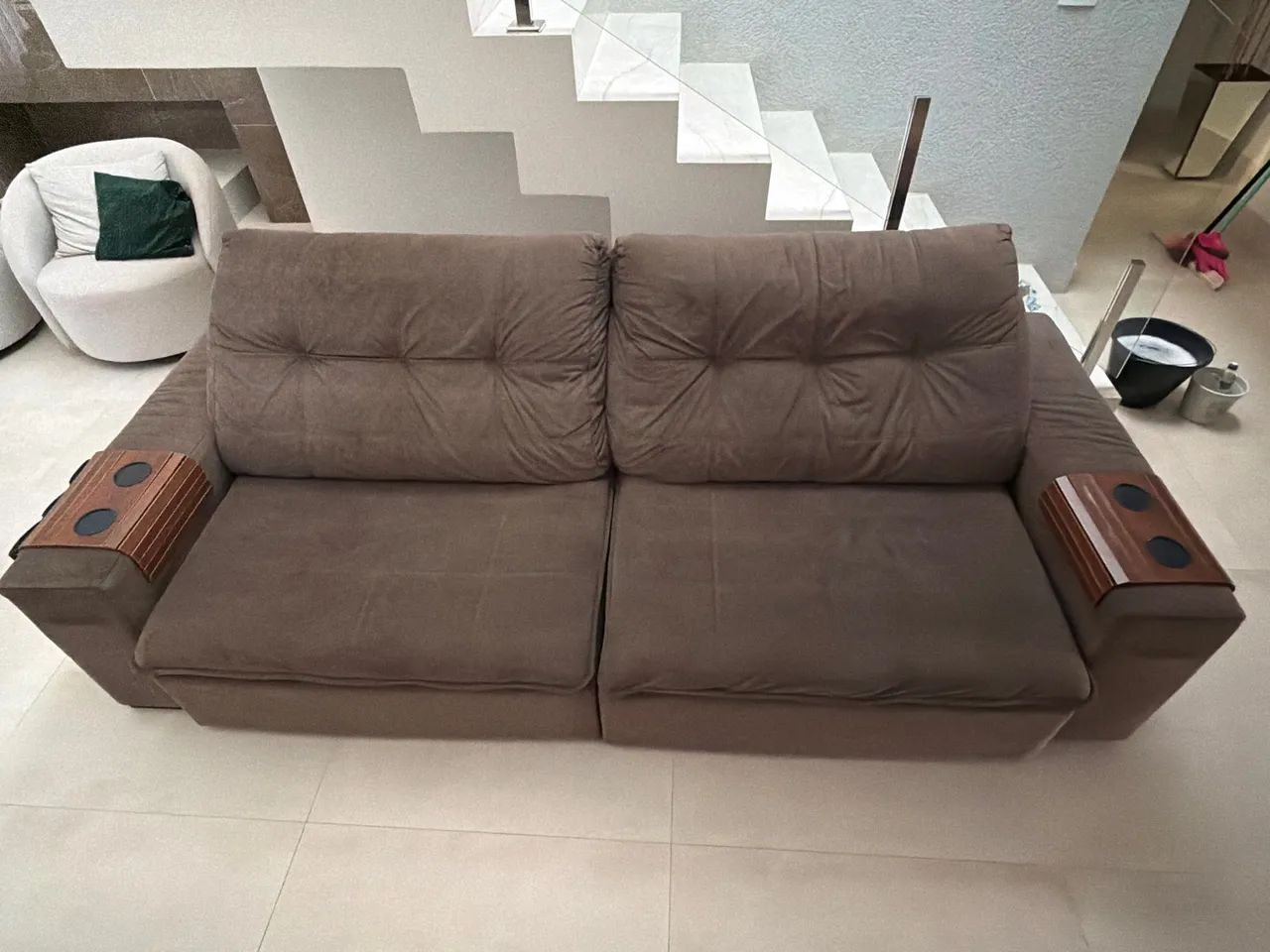 Sofá - marrom  - Foto 4